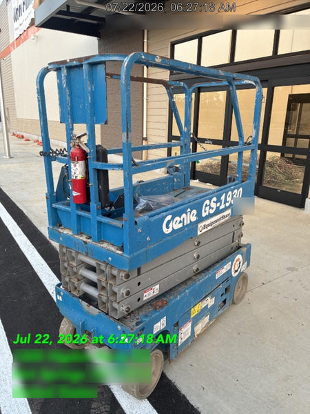 2018 Genie GS-1930 Genie GS-1930 w/Fixed Rail, Chain Entry