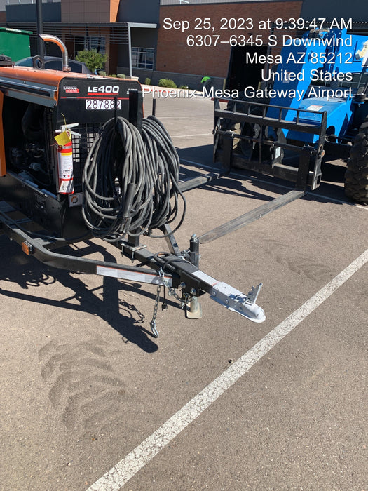 2023 Lincoln Electric LE400 Kubota V1505, Trlr, Cable Rack, Light Kit, ES Decals, T3