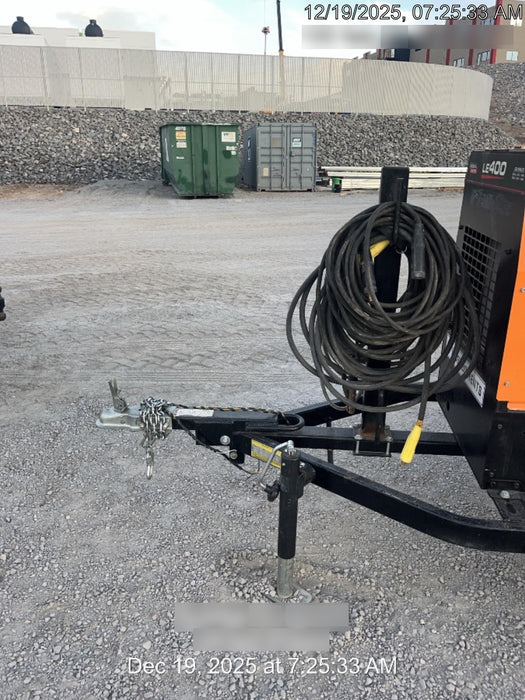 2022 Lincoln Electric LE400 Kubota V1505, Trlr, Cable Rack, Light Kit, ES Decals, T3