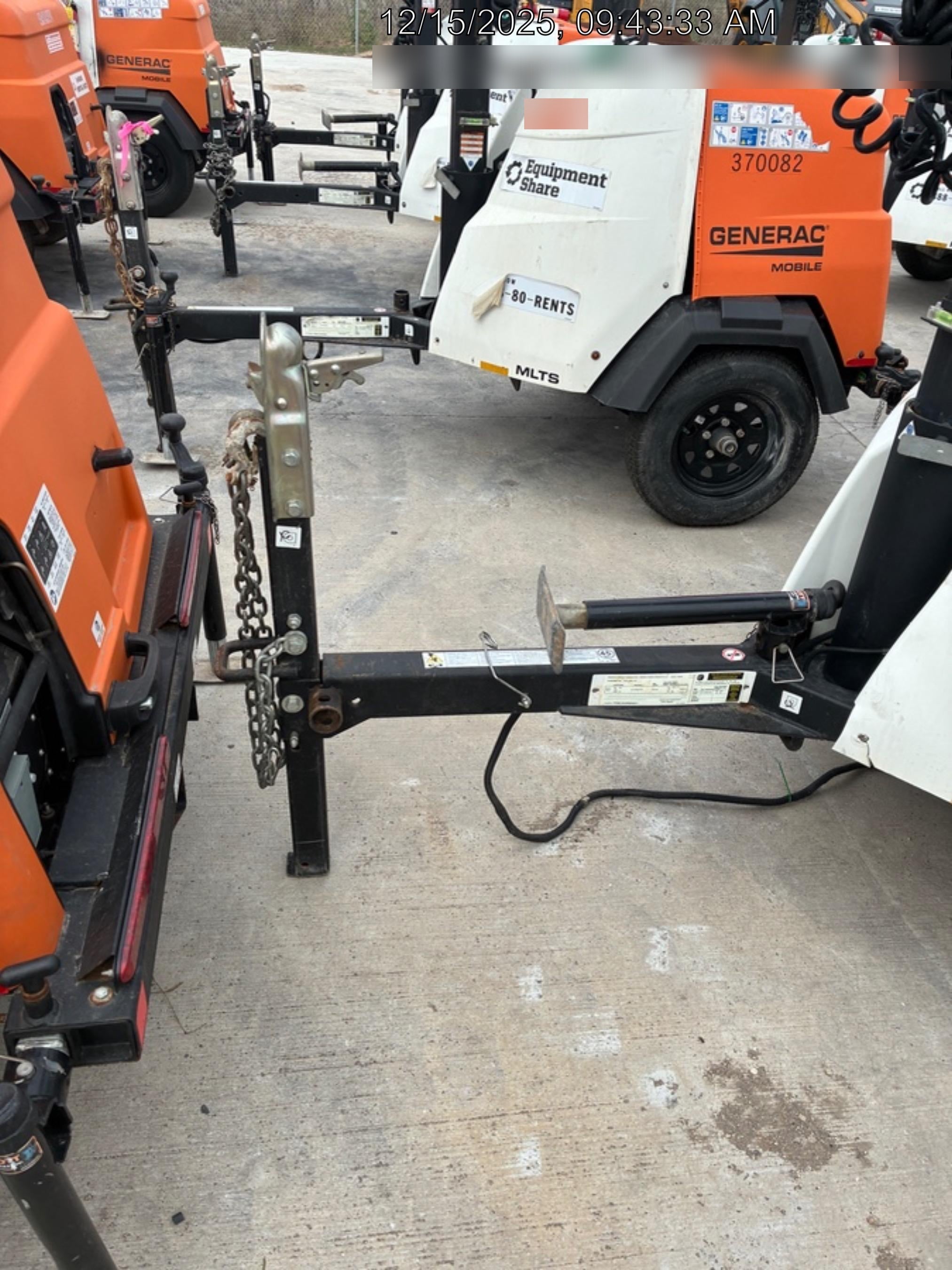 2024 Generac MLT2 Diesel, Flex Switch 120V Input, Powerzone Controller, 
(4) 320W LED Lights, 4kW Generator, 39.9 Gal Fuel Tank, 2" Ball, T3
