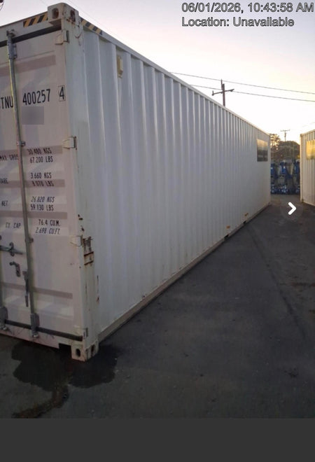 2025 CONEX Storage Container 8'x8'x40'