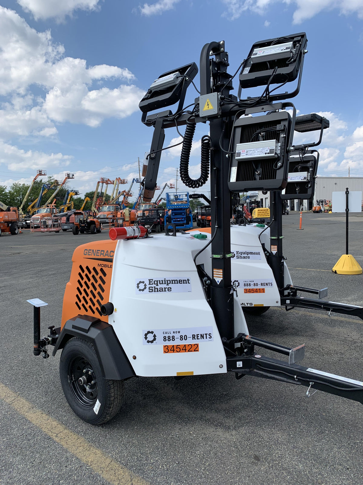 2023 Generac MLT2 Diesel, Flex Switch 120V Input, Powerzone Controller, (4) 320W LED Lights, 4kW Generator, 39.9 Gal Fuel Tank, 2" Ball, T3