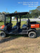 Kubota RTV-X1140W-H 4wd Utility Cart, LED Strobe, Windshield Tempered Glass, Plastic Canopy, Wire Harness Kit, Backup Alarm