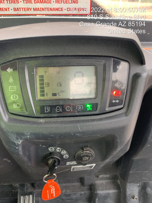 2022 Kubota RTV-X1140W-H Plastic Canopy, Windshield Acrylic Clear, LED Strobe Light, Wire Harness Kit, Back up Alarm