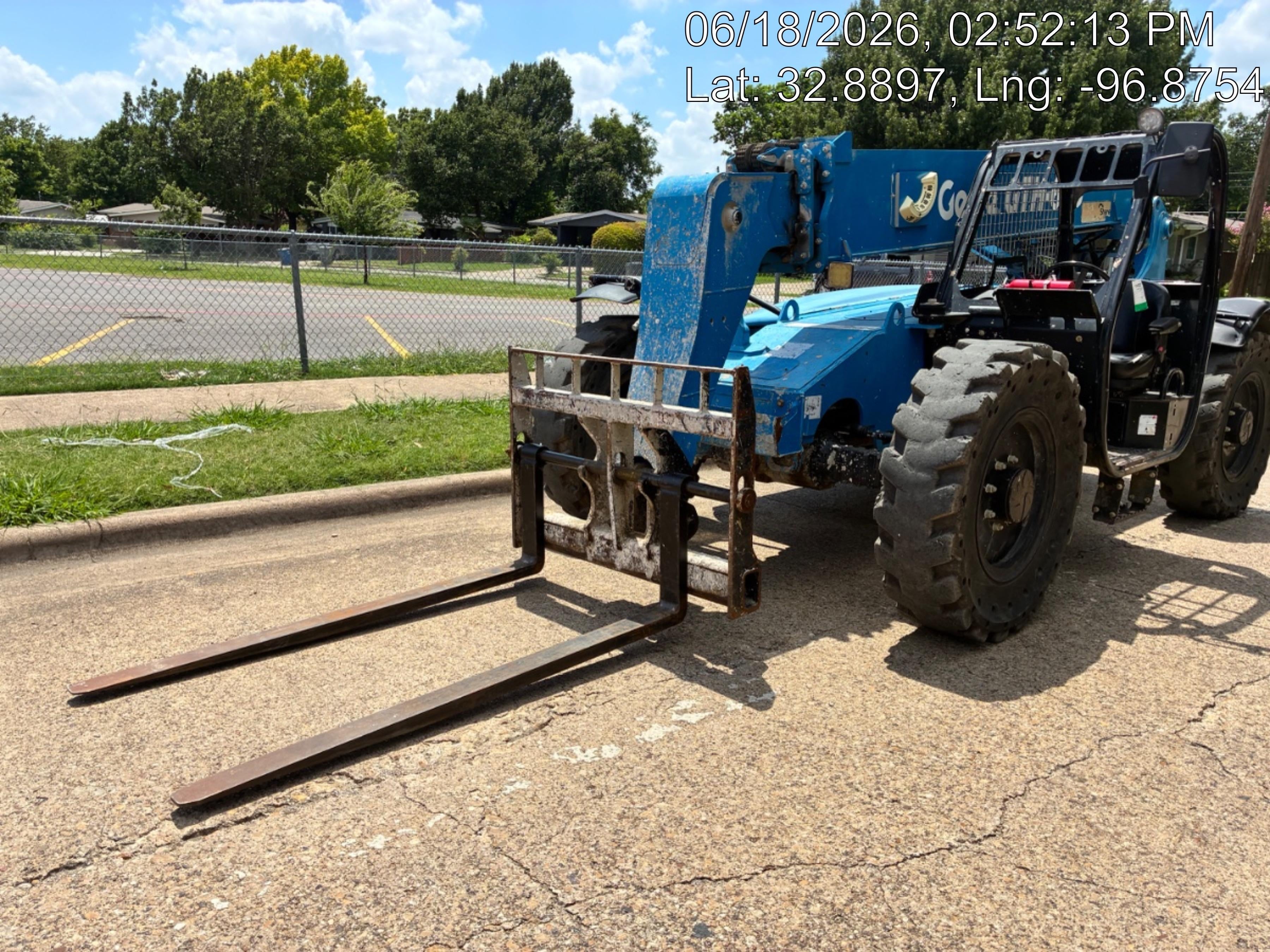 2017 Genie GTH-636 Genie GTH636 Telehandler, 48' Carriage, Solid Tires
