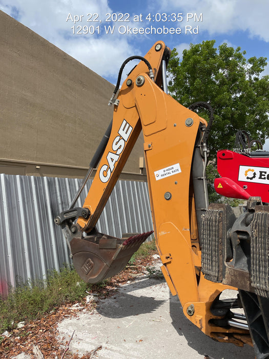 2018 Case 580N EP STANDARD HOE, ROPS, PILOT CONTROLS, AUX HYD
