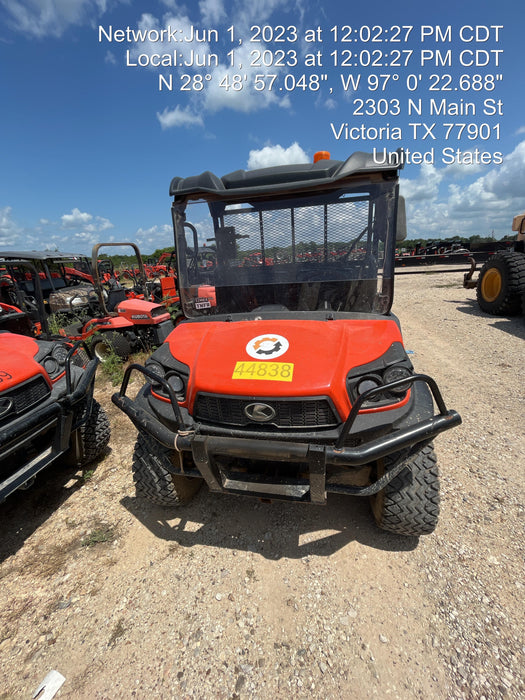 2019 Kubota RTV-XG850WL-H 4wd Utility Cart, Gas, 2 Seat, LED Strobe, Windshield Tempered Glass, Plastic Canopy, Wire Harness Kit, Backup Alarm
