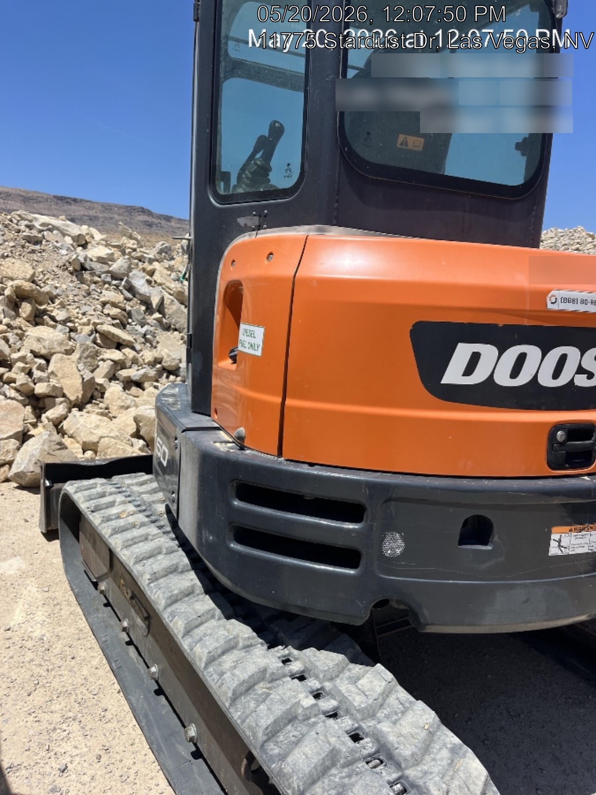 2020 DOOSAN DX50-5