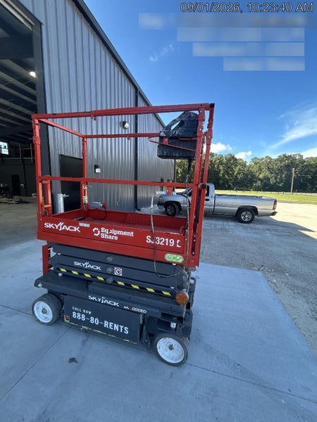 2024 Skyjack SJ3219 Electric Drive, Sld NM Tires, DBcns, RFRails, Power to Platform, T3 + Access Control