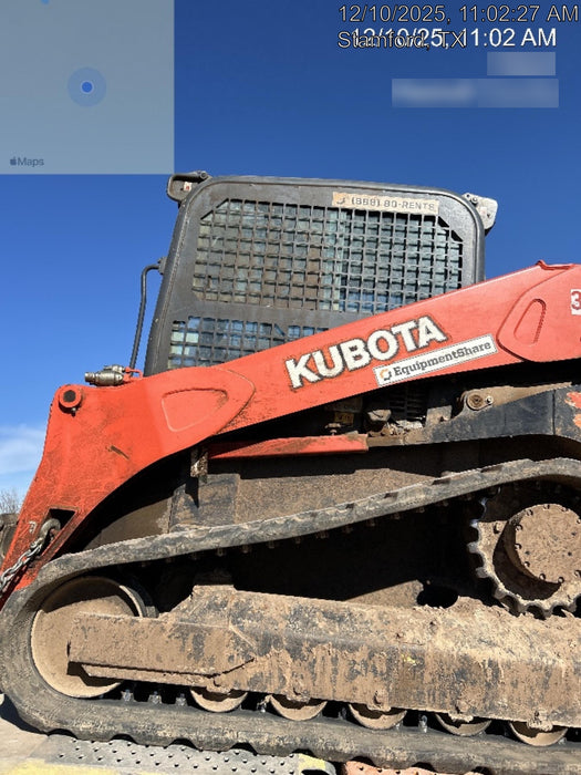 2019 Kubota SVL95-2SC Cab/Heat/Air, Standard Tracks, Standard Flow, Hydraulic QC 80" HD w/ Smooth Cutting Edge