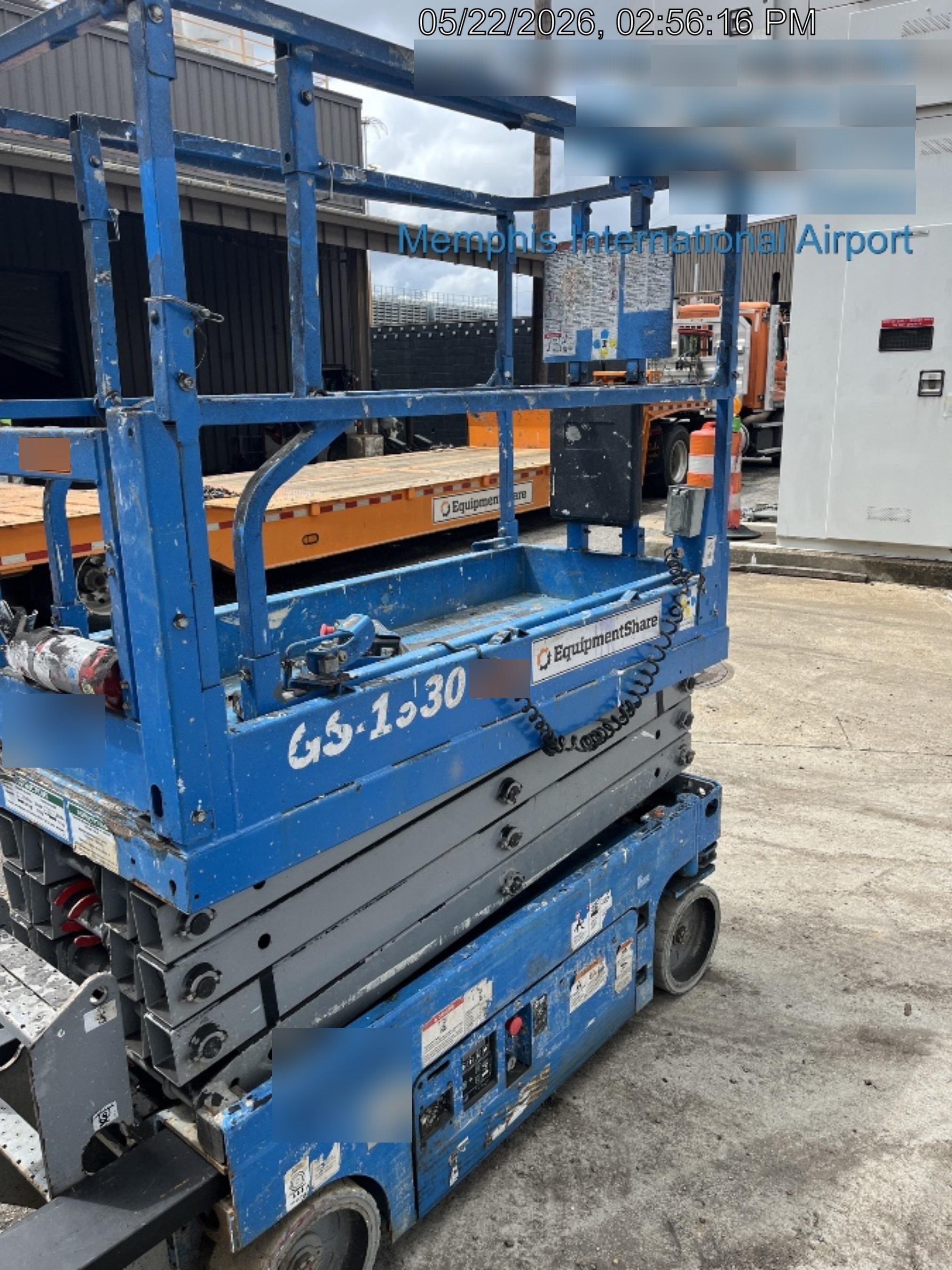 2020 Genie GS-1930 Solid Non Marking Tires, Beacon, Folding rails with half height swing gate