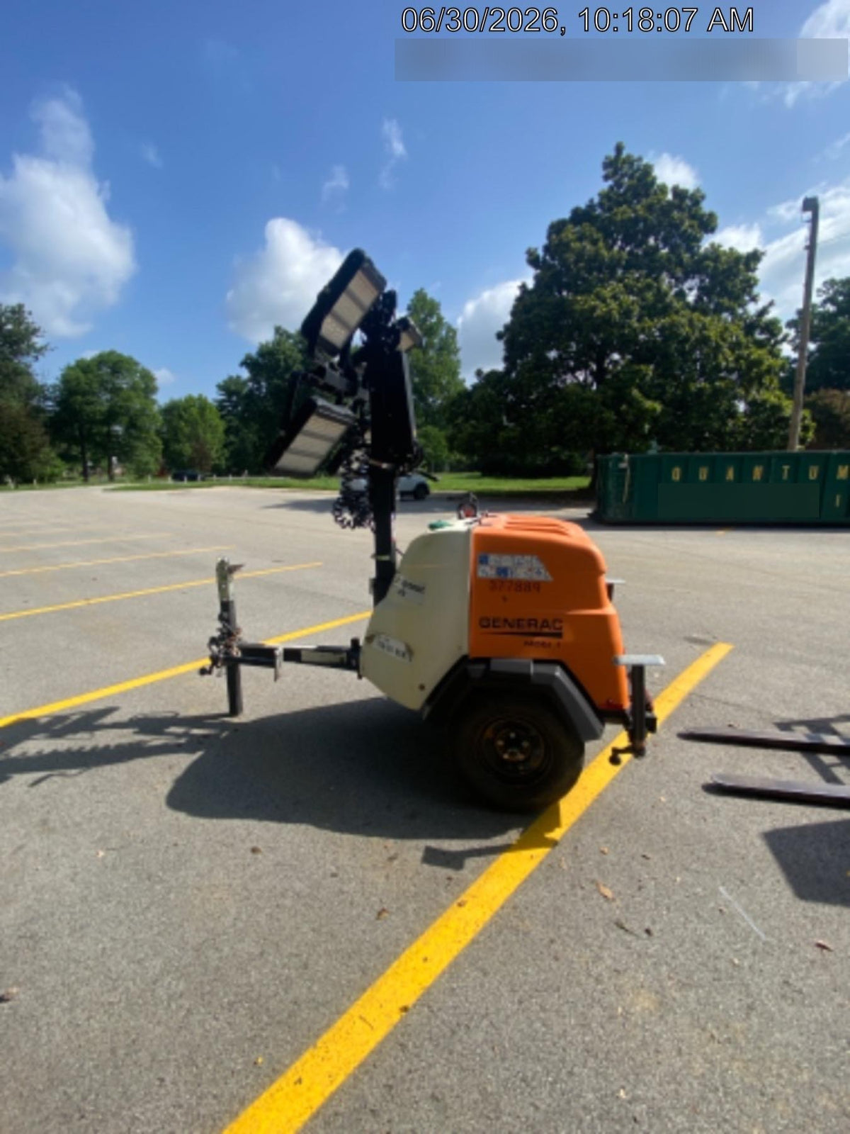 2023 Generac MLT2 Diesel, Flex Switch 120V Input, Powerzone Controller, 
(4) 320W LED Lights, 4kW Generator, 39.9 Gal Fuel Tank, 2" Ball, T3