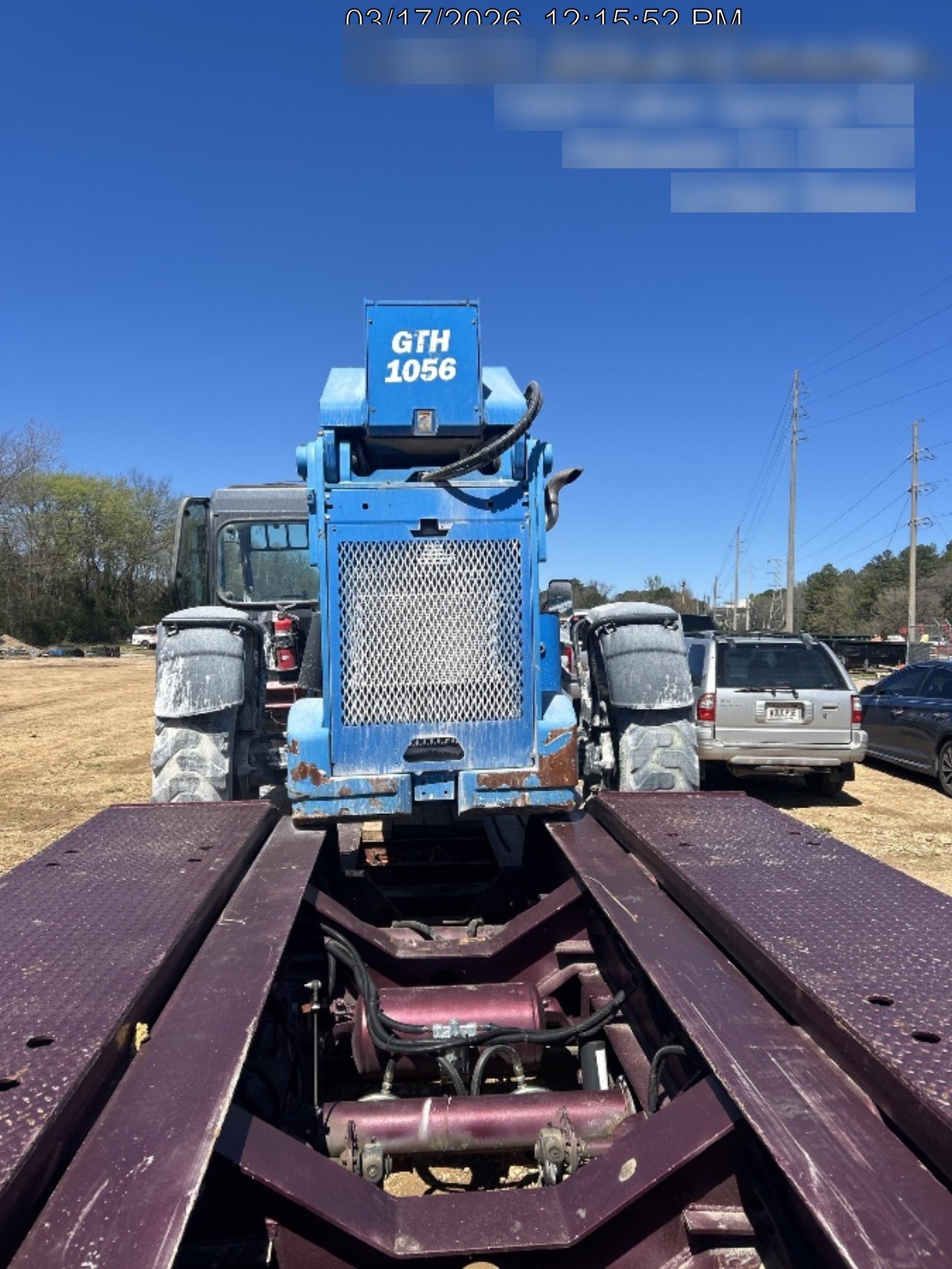 2019 Genie GTH-1056 Cab/Heat/AC, Solid RT Tires, LED Work Lights, Beacon 60" QA Carriage, 60" Forks