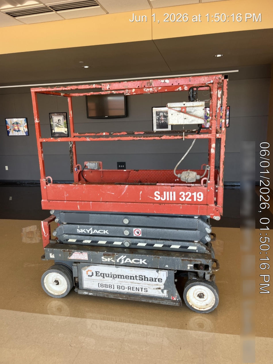 2019 Skyjack SJIII-3219 Standard Options, Trojan Batteries
