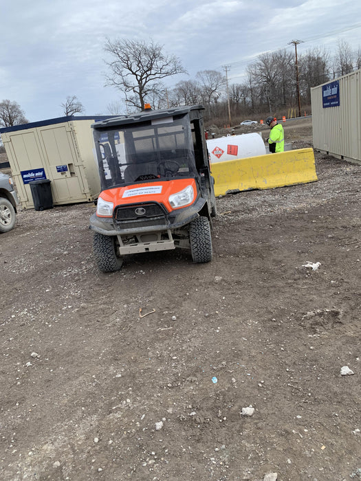 2020 Kubota RTV-X1140W-H Plastic Canopy, Windshield Acrylic Clear, LED Strobe Light, Wire Harness Kit, Back up Alarm
