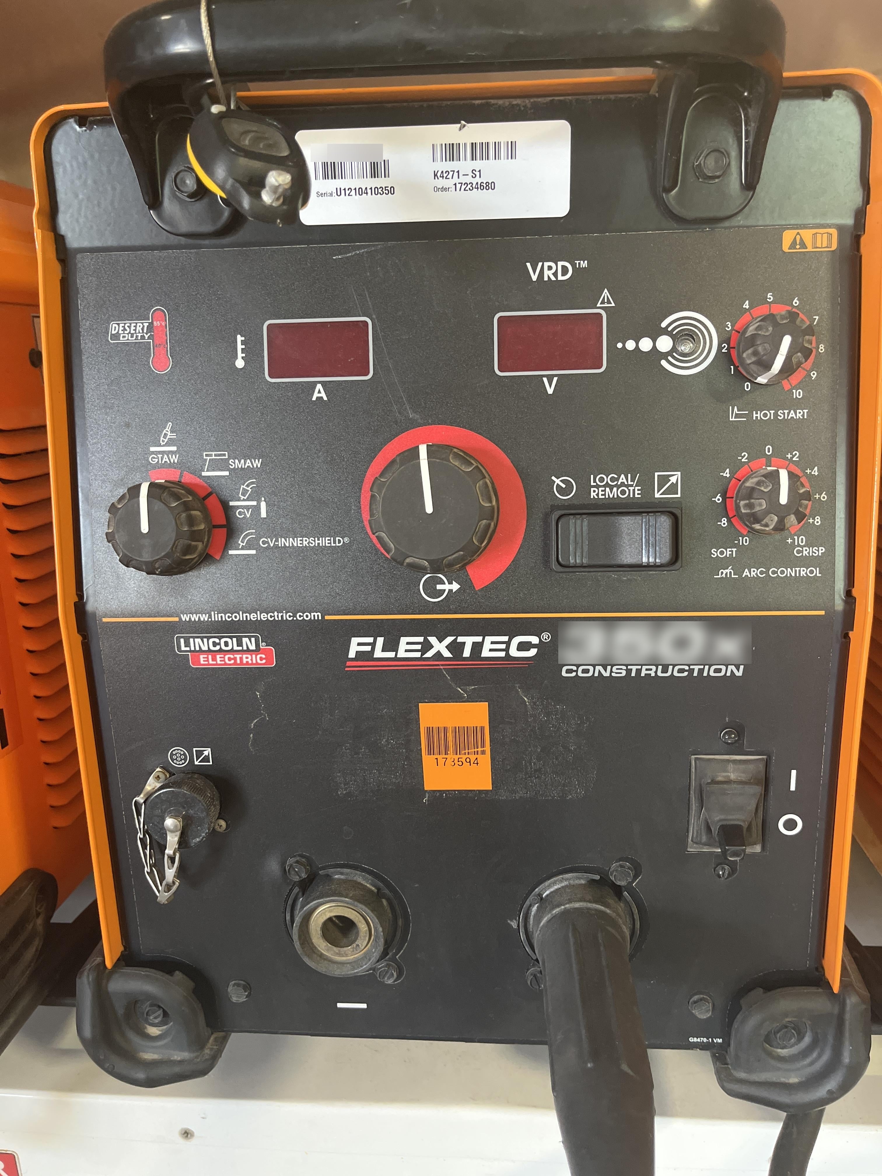 2021 LINCOLN ELECTRIC FLEXTEC 350X