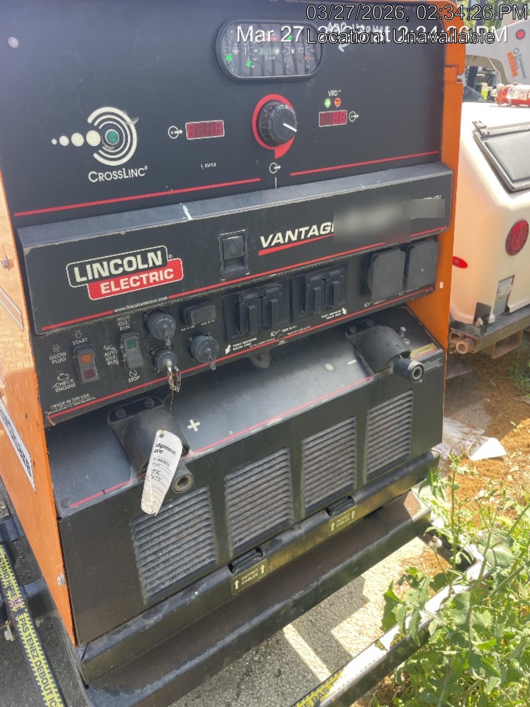 2021 Lincoln Electric Vantage 549X VANTAGE 549X READY-PAK 3 (EQUIPMENTSHARE)