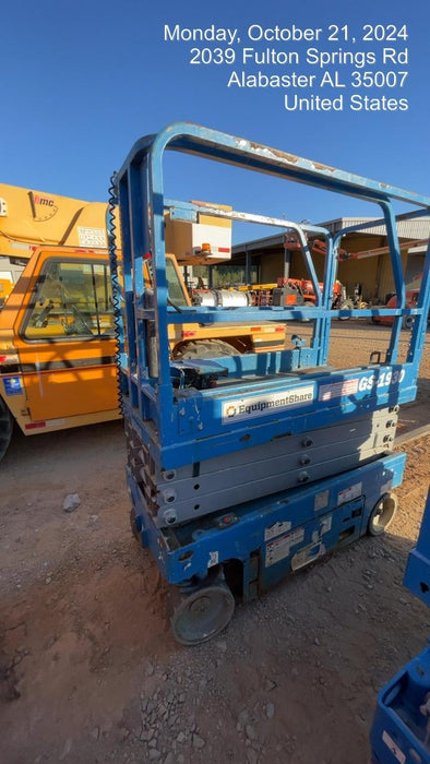 2018 Genie GS-1930 Genie GS-1930 Scissor Lift w/Standard Options