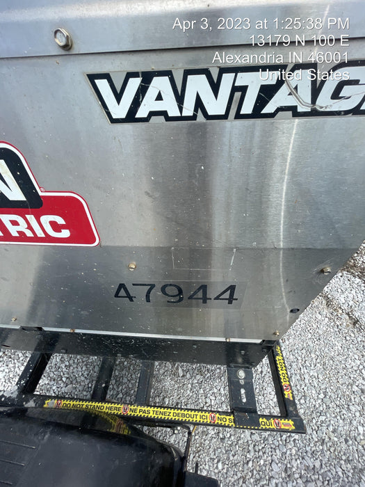 2019 Lincoln Electric Vantage 322 Ready-Pak 3, Two Wheel Trailer, Fender and Light Kit, Cable Rack