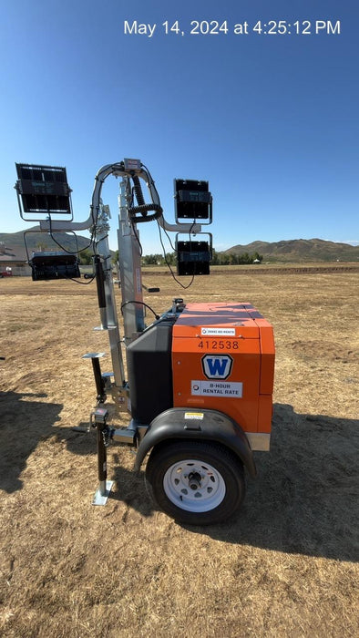 2024 Wanco WLTT-4MM4K Diesel, Deep Sea Controller, Shore Power Plug, Auto Start, (4) 350W LED Floodlights, 4kW Generator, 60 Gal Fuel Tank, 2" Ball, T3