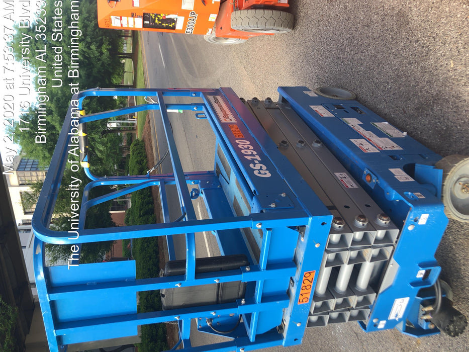 2019 Genie GS-1930 Fixed Rails with Chain Entry