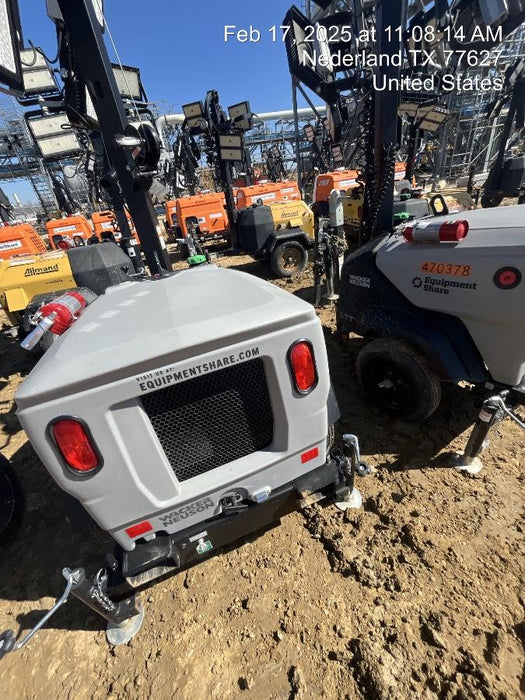 2024 Wacker Neuson LTT4 Diesel, Kohler KDW702, Deep Sea Controller, Auto Start, LED 320W, Bypass Outlet, T3