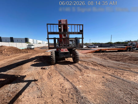 2019 Manitou MTA8044 74hp T4F, Cab/Heat/Air, Cab and Boom LED work lights, Auxiliary Hydraulics, Solid Tires, Amber strobe, Lift Hook 66" Carriage, 60" Forks