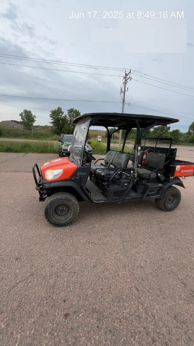 2019 Kubota RTV-X1140 4wd Utility Cart, LED Strobe, Windshield Tempered Glass, Pastic Canopy, Wire Harness Kit, Backup Alarm