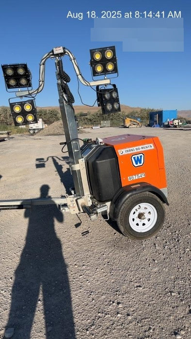 2024 Wanco WLTT-4MM4K Diesel, Deep Sea Controller, Shore Power Plug, Auto Start, (4) 350W LED Floodlights, 4kW Generator, 60 Gal Fuel Tank, 2" Ball, T3