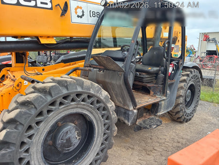 2020 JCB 510-56 Canopy, Solid Tires, Work Lights, Beacon, Aux Hydraulics, Back up Alarm, Lifting Eye, ES Decals