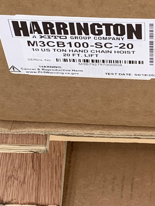 2022 HARRINGTON CB100-20