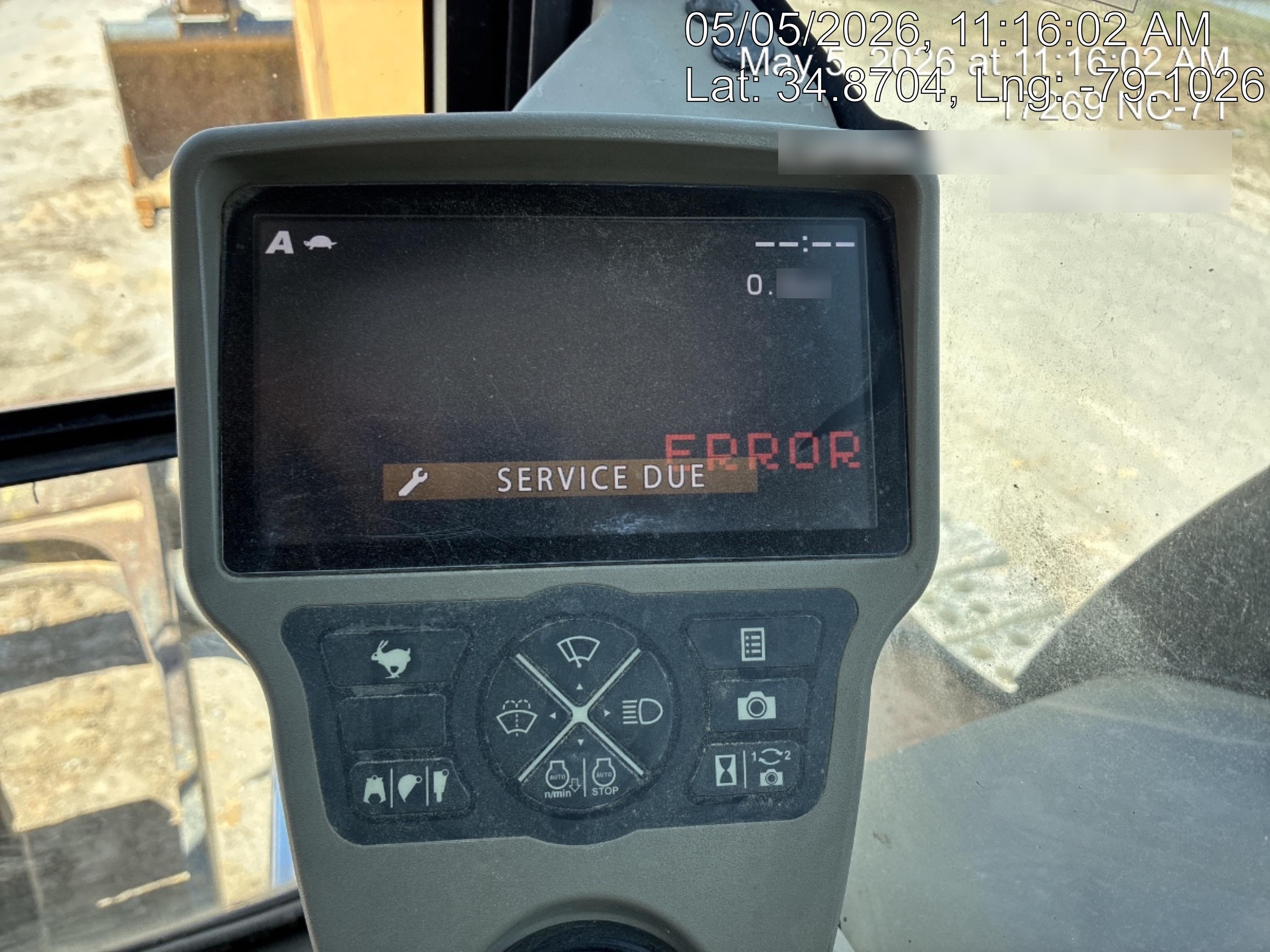 2015 Case CX80C CLOSED CAB, A/C, RUBBER TRACKS PADS, 7'-2" ARM