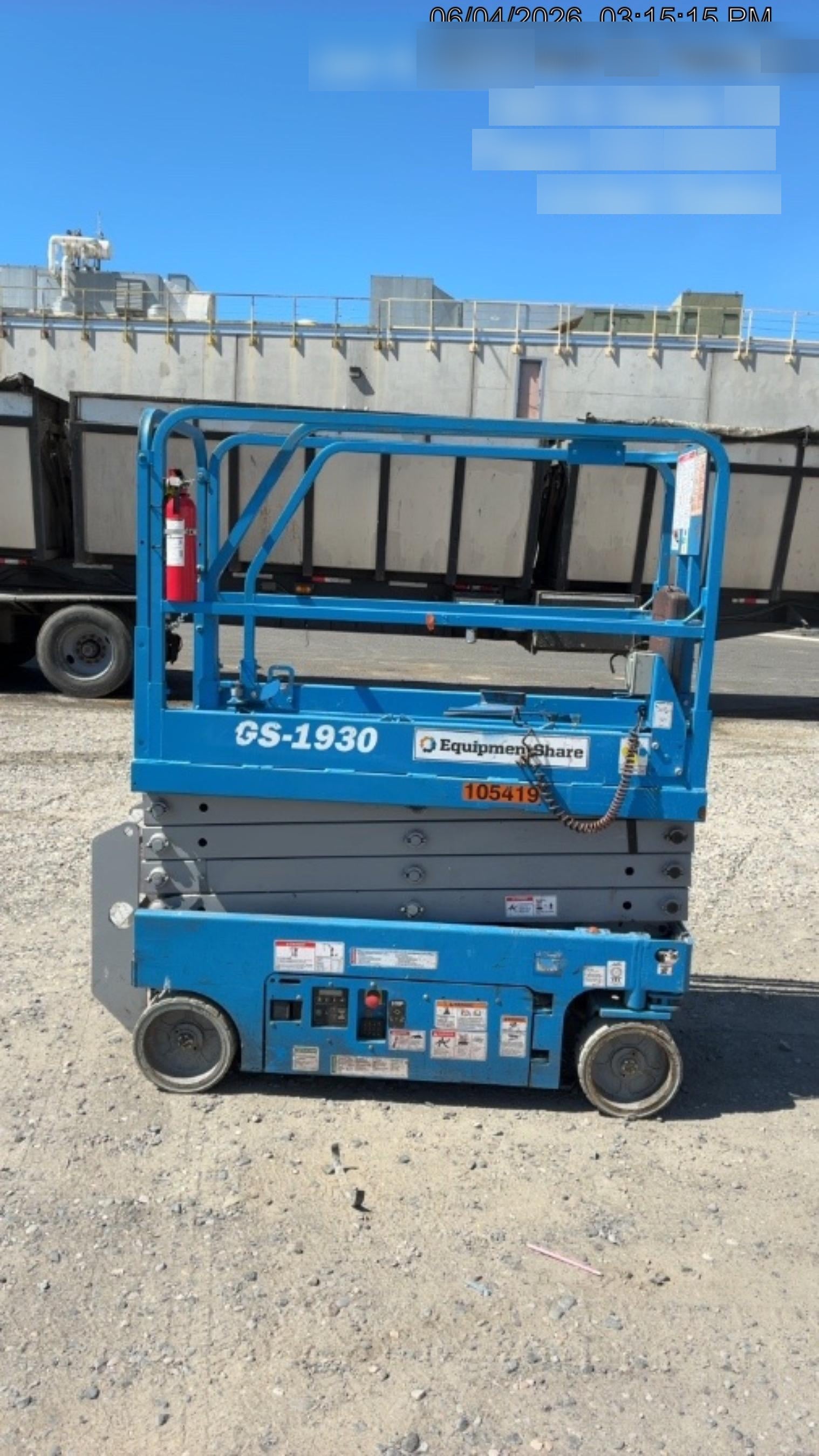 2020 Genie GS-1930 Standard Machine, 800W Inverter