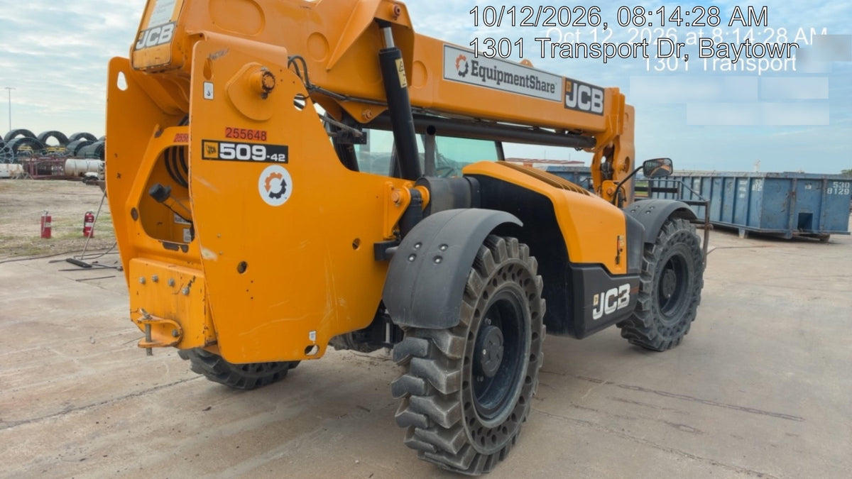 2022 JCB 509-42 74Hp Dsl, Cab/Heat/Air, Sld Tires, LED WL, Bcn, L Hook, EST