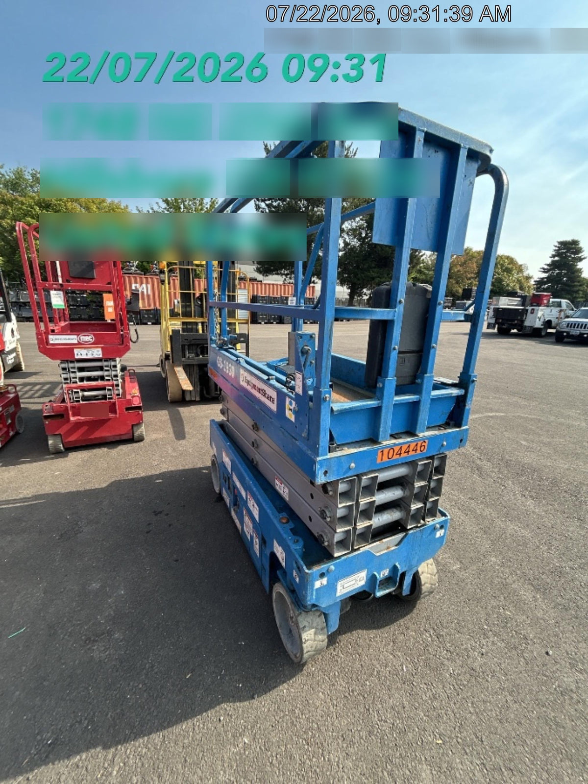 2020 Genie GS-1930 Standard Machine, 800W Inverter