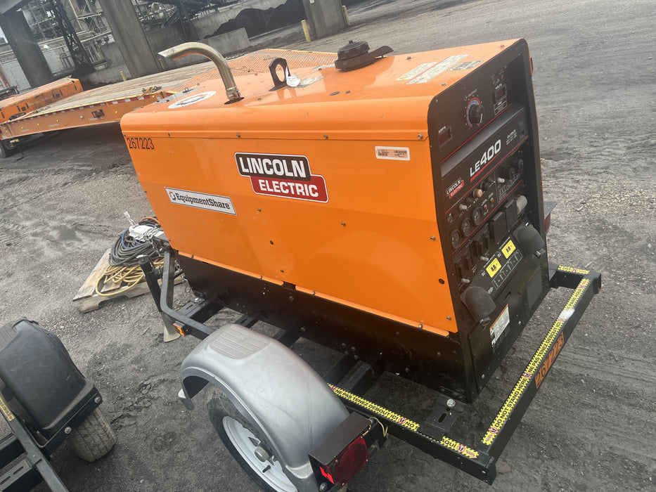 2022 Lincoln Electric LE400 Kubota V1505, Trlr, Cable Rack, Light Kit, ES Decals, T3