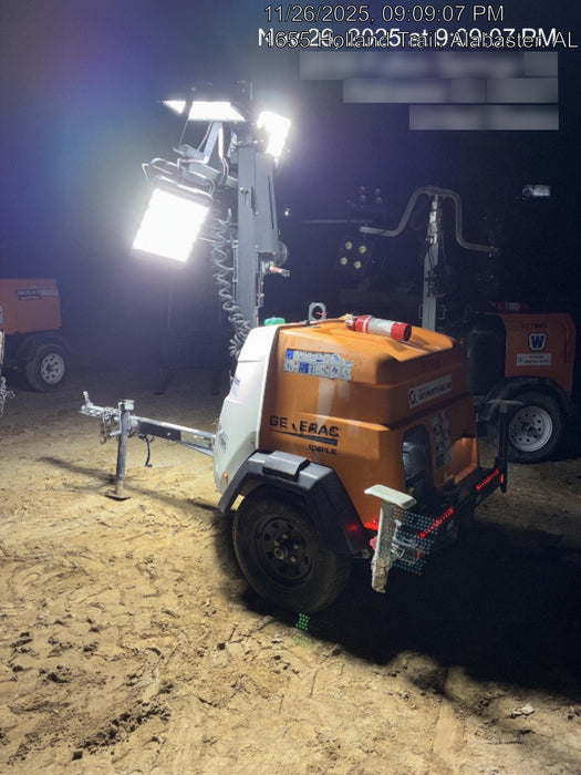 2023 Generac MLT2 Diesel, Flex Switch 120V Input, Powerzone Controller, 
(4) 320W LED Lights, 4kW Generator, 39.9 Gal Fuel Tank, 2" Ball, T3