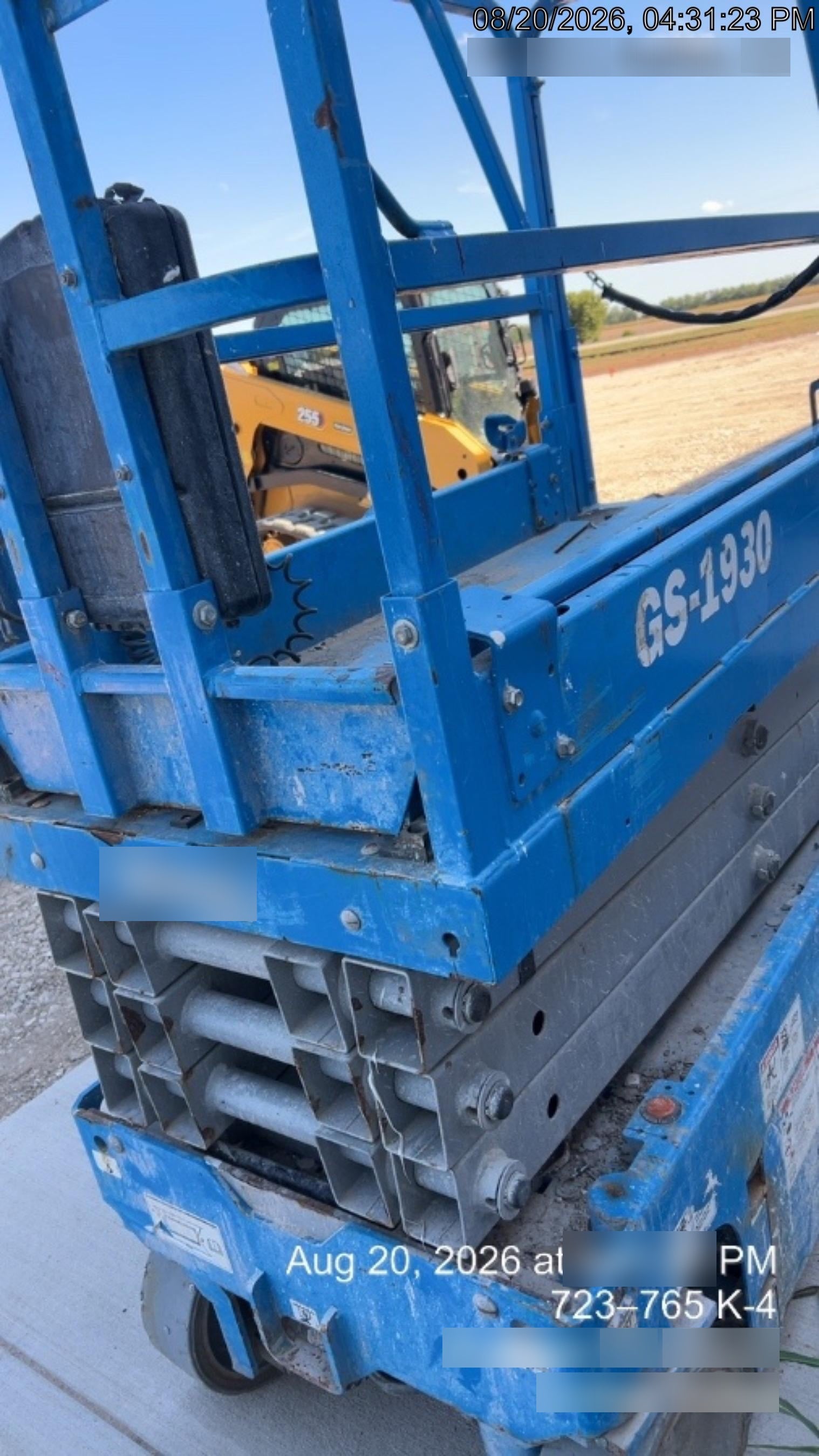 2020 Genie GS-1930 Fixed rails with chain entry gate - Pre A92.20