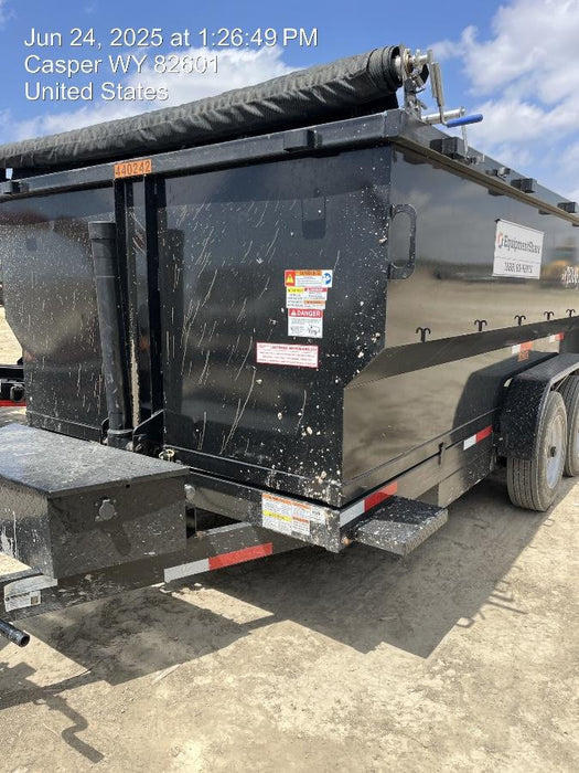 2024 TEXAS PRIDE TRAILERS 14'L x 7'W 5 Cu Yd Trunnion Hydraulic Dump