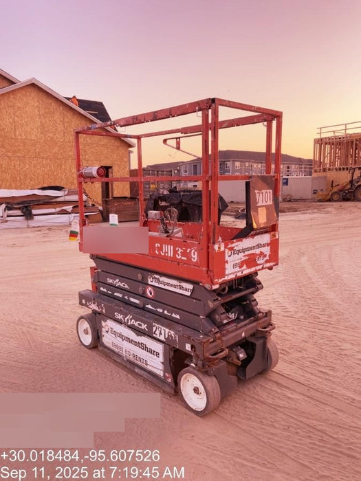 2019 Skyjack SJIII-3219 Standard Options