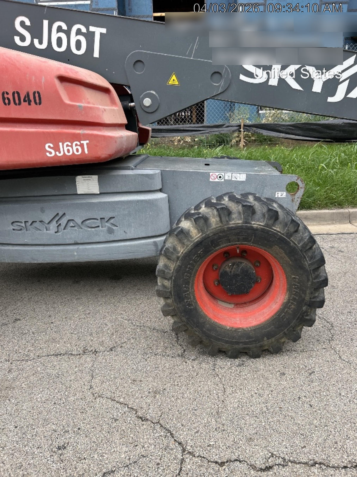 2017 SKYJACK SJ66T
