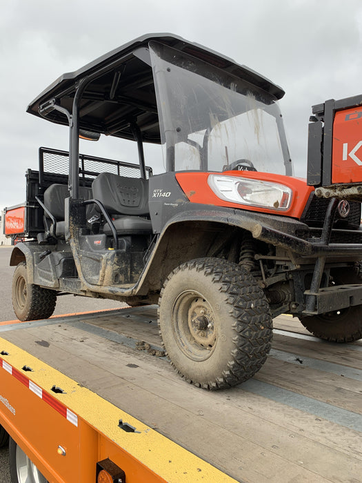 2021 Kubota RTV-X1140W-H Plastic Canopy, Windshield Acrylic Clear, LED Strobe Light, Wire Harness Kit, Back up Alarm