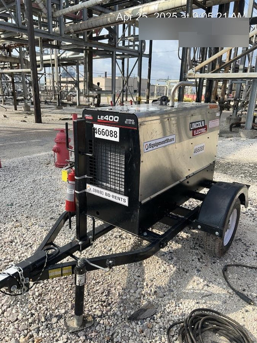 2024 Lincoln Electric LE400 Kubota V1505, Trlr, Cable Rack, Light Kit, ES Decals, T3