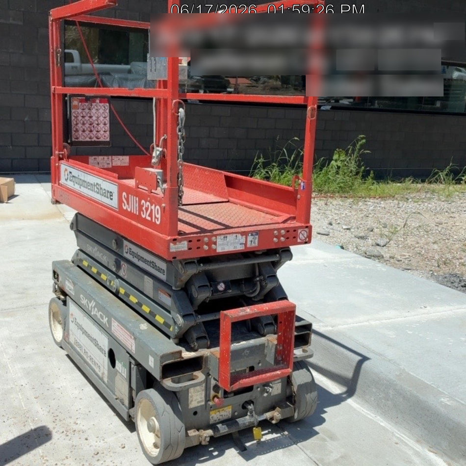 2019 Skyjack SJIII-3219 Standard Options, Trojan Batteries