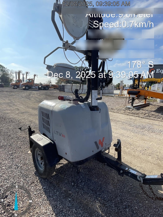 2018 Wacker Neuson LTV6L-MH Wacker Neuson LTV6L Mobile Light Tower w/Fuel Level Sensor Installed