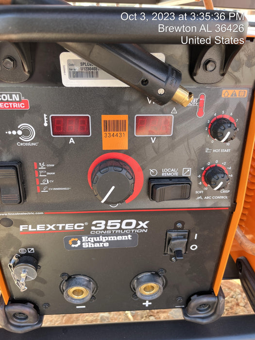 2023 LINCOLN ELECTRIC FLEXTEC 350X