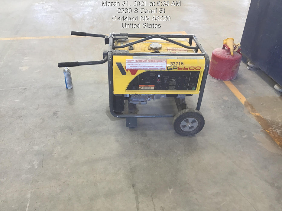 2019 WACKER NEUSON GP6600A