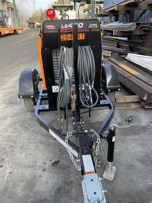2022 Lincoln Electric LE400 Kubota V1505, Trlr, Cable Rack, Light Kit, ES Decals, T3