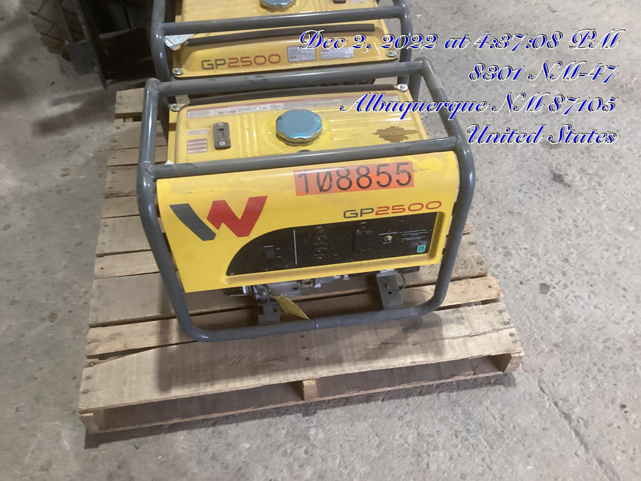 2020 WACKER NEUSON GP2500A