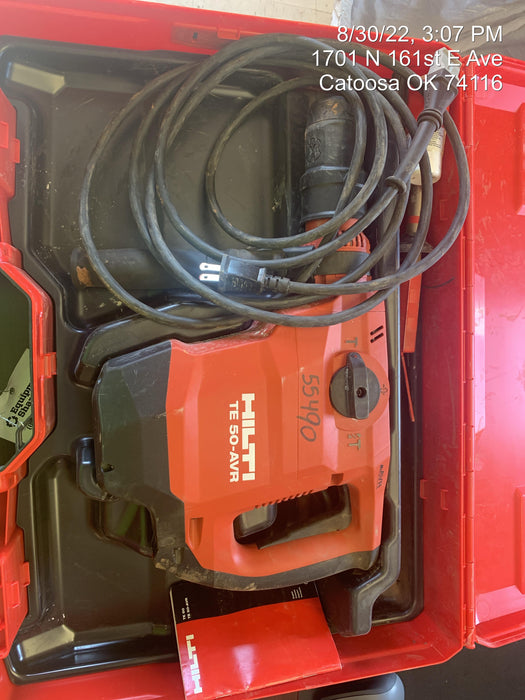2019 HILTI TE 50-AVR